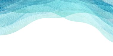 Mavi Nami Japon Deseni Arkaplanı