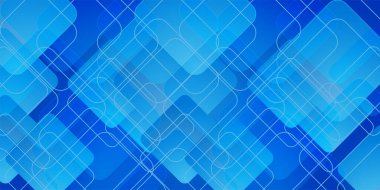 mavi kare teknoloji desen arkaplanı
