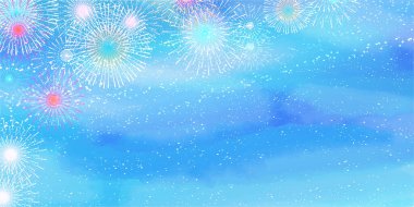 Tanabata Yazı Samanyolu arka planı