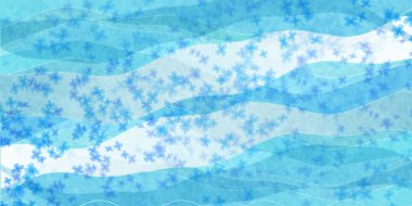 Ortanca yağmurlu mevsimlik çiçek arkaplanı