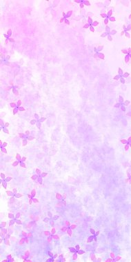 Ortanca yağmurlu mevsimlik çiçek arkaplanı