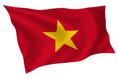 Vietnam bayrağı ipeği simgesi