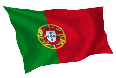 Portekiz Ülke Bayrak İpek Simgesi