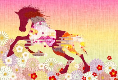 Öğlen Kartı Kiraz Çiçekleri Arkaplanı