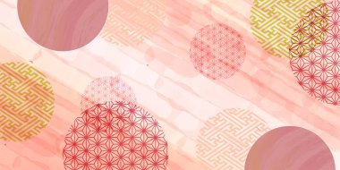 Bahar Japon Şablonu Nişan Arkaplanı