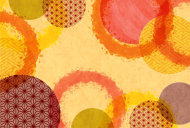 Sonbahar Japon Desen Örnekleri Arkaplanı