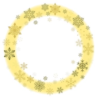 Kar Noel kış kristal ikonu