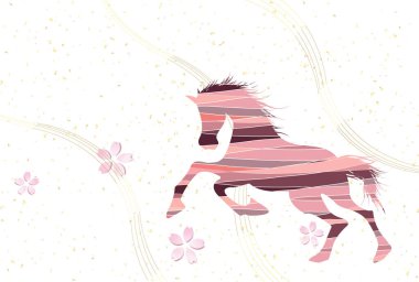 Öğlen Kartı Oriental Zodiac İşaret Arkaplanı