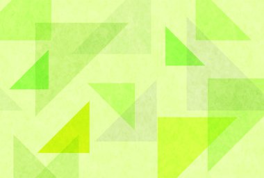 Yeşil Japon Desenli Japon Düzeni Üçgen Arkaplan