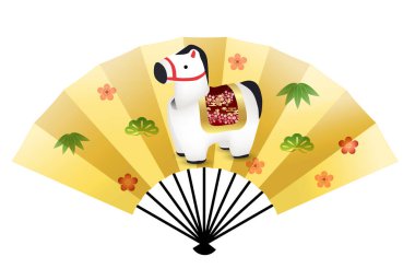 Öğlen Yeni Yıl Kartı Oriental Zodyak Simgeleri