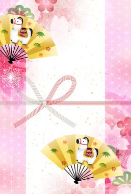 Öğlen Kartı Oriental Zodiac İşaret Arkaplanı