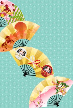 Öğlen Kartı Oriental Zodiac İşaret Arkaplanı