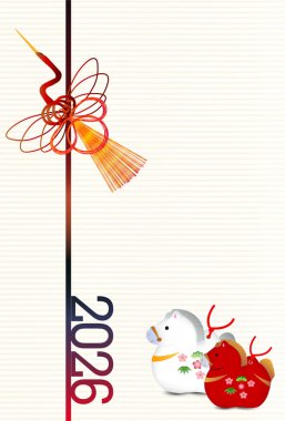 Öğlen Kartı Oriental Zodiac İşaret Arkaplanı