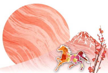 Öğlen Kartı Oriental Zodiac İşaret Arkaplanı