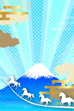 Öğlen Kartı Oriental Zodiac İşaret Arkaplanı