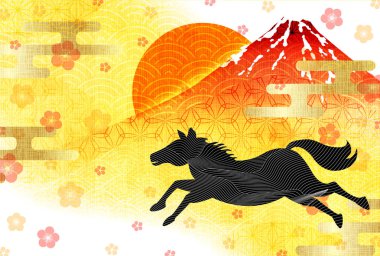 Öğlen Kartı Oriental Zodiac İşaret Arkaplanı