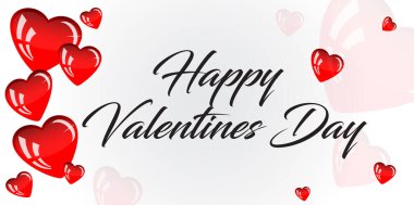 Sevgililer Günü geçmişi. Sevgililer Günü arkaplanı, kalp şekli ve tipografi. Sevgililer günün kutlu olsun mesajı. Duvar kağıtları, el ilanları, davetiyeler, posterler, broşürler, afişler. Sevgililer Günü başlığı veya afiş tasarımı kalp deseni ve hattatlık ile