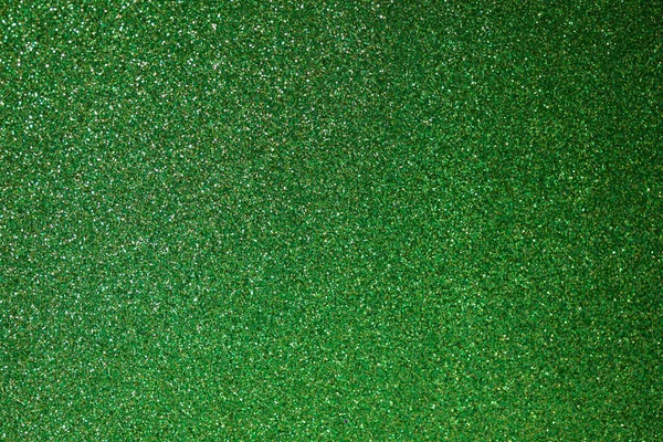 Fundo Brilhante Textura Cintilante Cheio Reflexões Ouropel Cor Verde — Fotografia de Stock