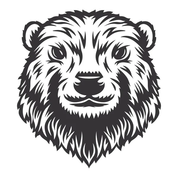 Cabeza Castor Diseño Lineal Animal Granja Logotipos Castor Iconos Ilustración — Vector de stock