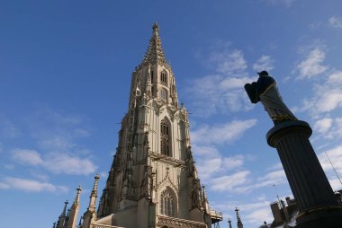 Bern Cathedral of St. Vincent, late-Gothic building in the Swiss capital