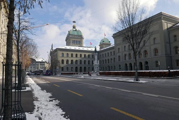 Swiss Historical National Government Building Bern — Fotografia de Stock