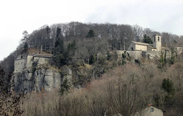 Verna Słynny Klasztor Franciszkanów Regionie Casentino Włochy — Zdjęcie stockowe