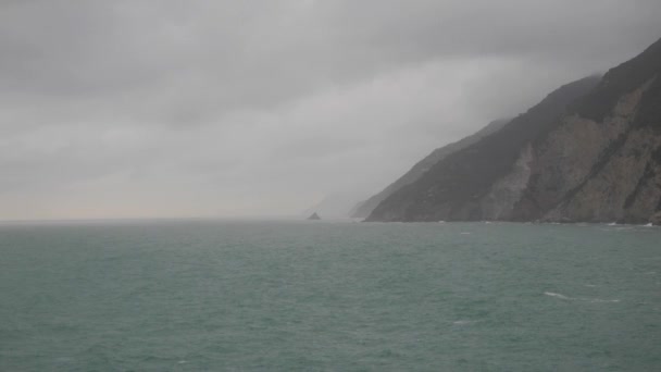Mar Ligúria Golfo Dos Poetas Portovenere Itália — Vídeo de Stock