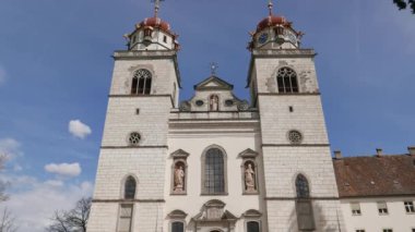 Rheinau Manastırı, Kloster Rheinau, Rheinau 'daki Benedictine Manastırı, Zürih Kantonu, İsviçre