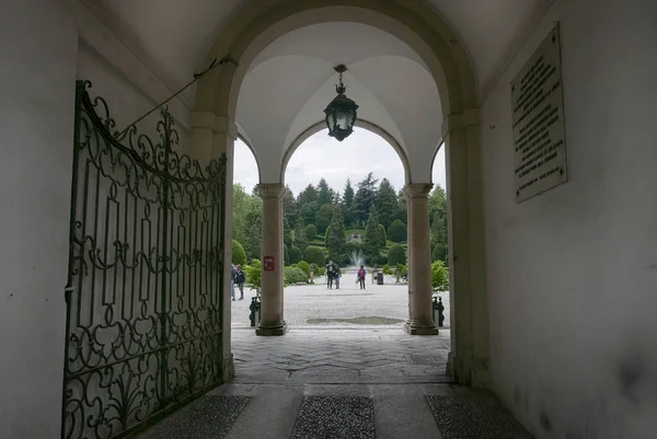 Varese Talya Mayıs 2023 Estense Sarayı Bahçelerindeki Yerel Hayat — Stok fotoğraf