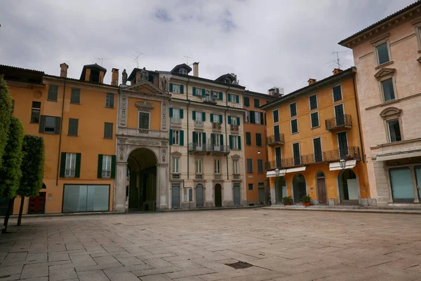 San Vittore Square Historic Center Pedestrian Area Varese Italy — Stock Photo, Image