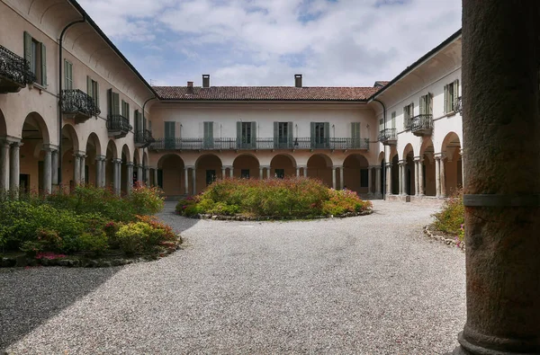 Varese Italia Casa Veratti Patio Histórico Antiguo Convento San Antonino — Foto de Stock