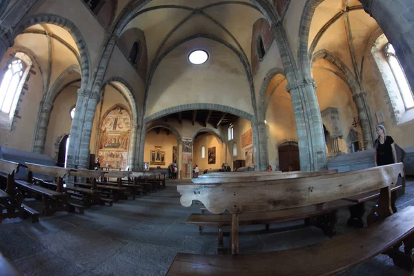 Avigliana Italien Juni 2023 Inredning Klosterkyrkan Sacra San Michele Susadalen — Stockfoto