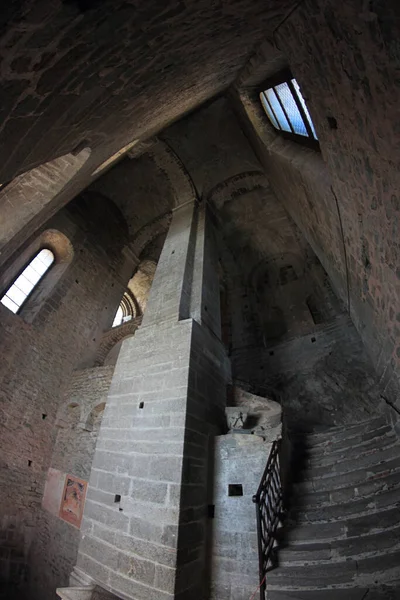 Saint Michael Abbey Staircase Entrance Avigliana Italy — Stock Photo, Image