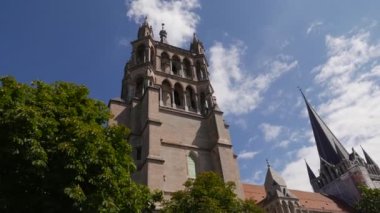 LAUSANNE, SWitness ZERLAND Notre Dame Katedrali 'nin dış görünüşü