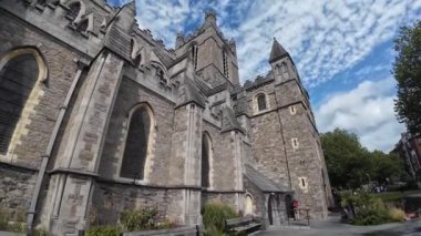 DUBLIN, IRELAND - 25 Temmuz 2024: İrlanda Anglikan Kilisesi 'nin dış katedrali