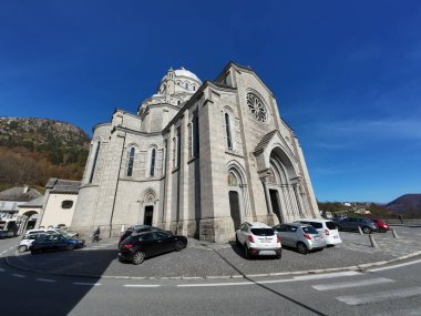 RE, ITALY- NOVEMBER 2, 2024: Exterior of  the Santuario della Madonna del Sangue, Church devoted to the Virgin Mary clipart