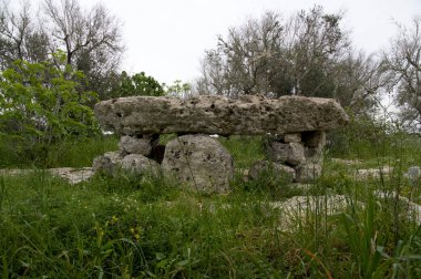Dolmen Li Scusi Minervino, Lecce, İtalya 'da