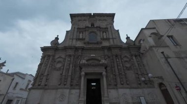 NARDO, İtalya - 13 Nisan 2025: Saint Dominic Barok 16. yüzyıl Kilisesi