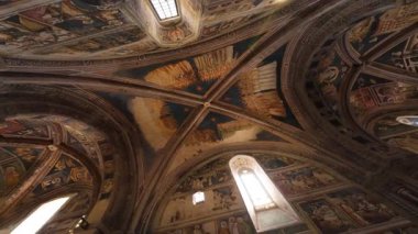 GALATINA, İtalya - 15 Nisan 2025: Alesandria 'daki Santa Caterina Tarihi Kilisesi