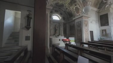 OSOGNA, SWitzERLAND - 23 Mayıs 2025: Barok, Saint Felino ve Gratiniano Kilisesi