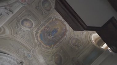 OSOGNA, SWitzERLAND - 23 Mayıs 2025: Barok, Saint Felino ve Gratiniano Kilisesi