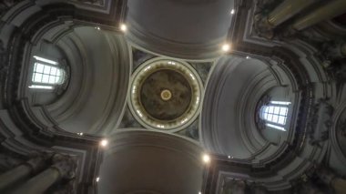 BOLOGNA, ITALY - SEPTEMBER 9, 2025:  the Madonna of San Luca Basilica ceiling