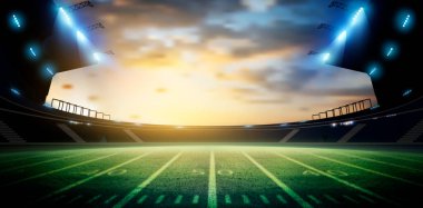 Amerikan Futbol Stadyumu 3D