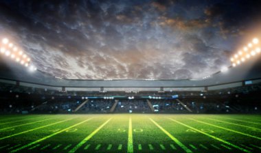 Amerikan Futbol Stadyumu 3D