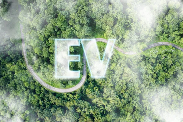 Voiture Électrique Énergie Électrique Pour Environnement Écologie Des Écosystèmes Environnement Photo De Stock