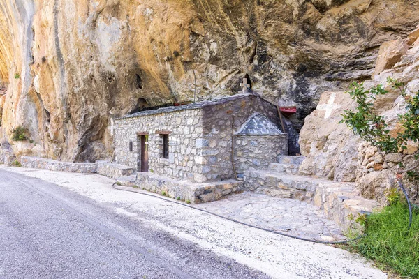 Petite Église Orthodoxe Dans Les Montagnes Messinia Grèce — Photo