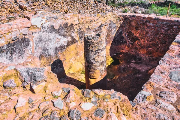 Uitzicht Historische Site Van Lavrion Ancient Silver Mines Griekenland — Stockfoto
