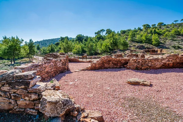 Vista Local Histórico Lavrion Ancient Silver Mines Grécia — Fotografia de Stock