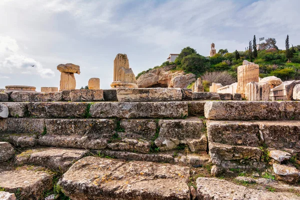 Ruínas Sítio Arqueológico Eleusis Attica Grécia — Fotografia de Stock
