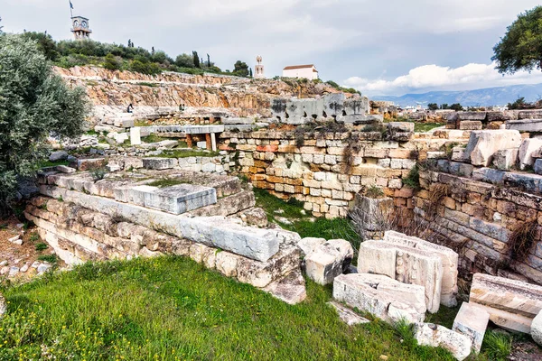 Ruiner Det Arkeologiska Området Eleusis Attica Grekland — Stockfoto